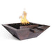 Malibu Gravity Spill Fire & Water Bowl - Hammered Copper