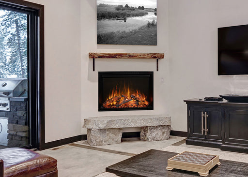 Modern Flames 36 Redstone Traditional Electric Fireplace Built-In Installation in Living Room