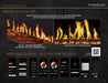  Modern Flames Orion Slim100 Media Options and Wifi App Control