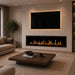 Modern Flames Orion 76" Slim V2 installed in family room under TV