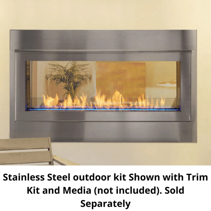 Monessen See-through Stainless Steel Outdoor Kit for AVFLST48
