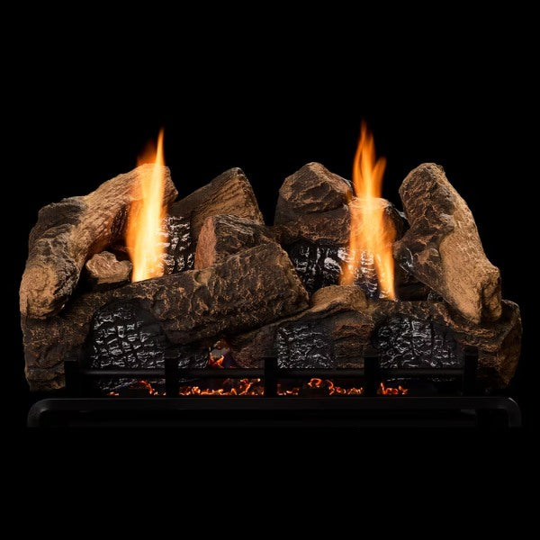 Monessen Berkley Oak Ceramic Fiber Vent Free Gas Log Set
