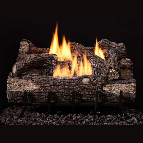 Monessen Mountain Oak Vent Free Gas Log Set