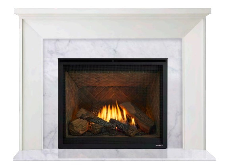 Monessen Walker B Primed MDF Flush Wood Mantel