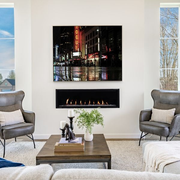 Basic Gas Fire Montigo DelRay Linear 48 Direct Vent Gas Fireplace — The Torch Guys