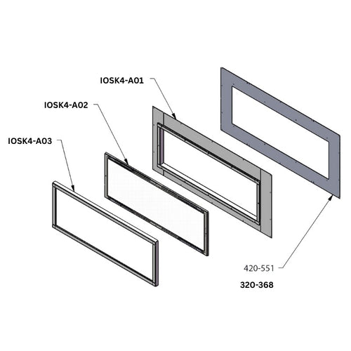 Montigo IOSK4 R420ST Indoor-Outdoor Face Kit