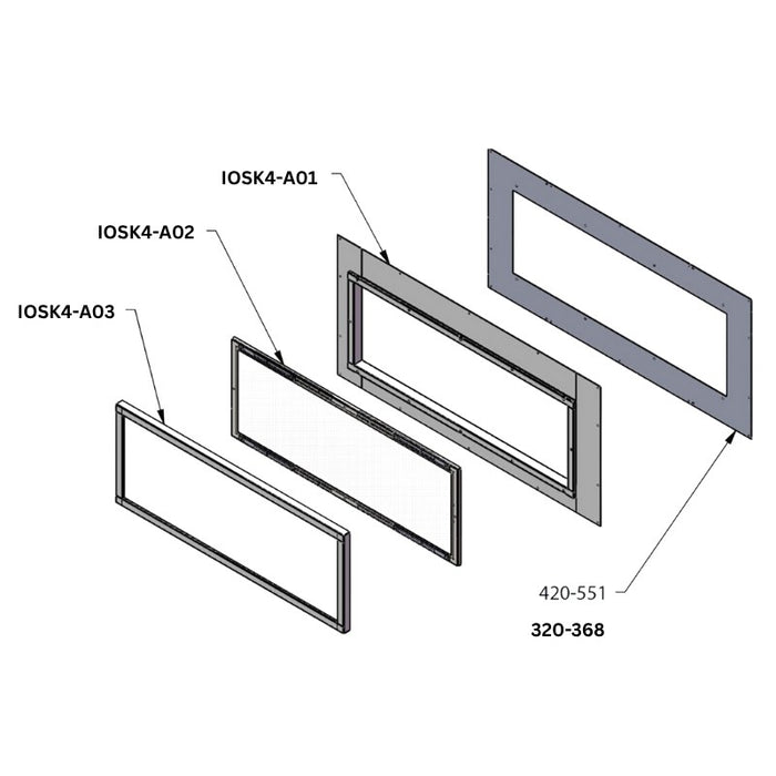 Montigo IOSK4 R420ST Indoor-Outdoor Face Kit
