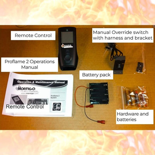 Montigo Remote Control Kit - [onoff, thermostatic control, manual override, battery back-up]