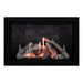 Montigo Delray Square DRSQ34-2 with Birch Log Set + Grey Ledgestone Liner