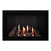 Montigo Delray Square DRSQ34-2 with Split Oak Log Set + Ash Fluted Liner