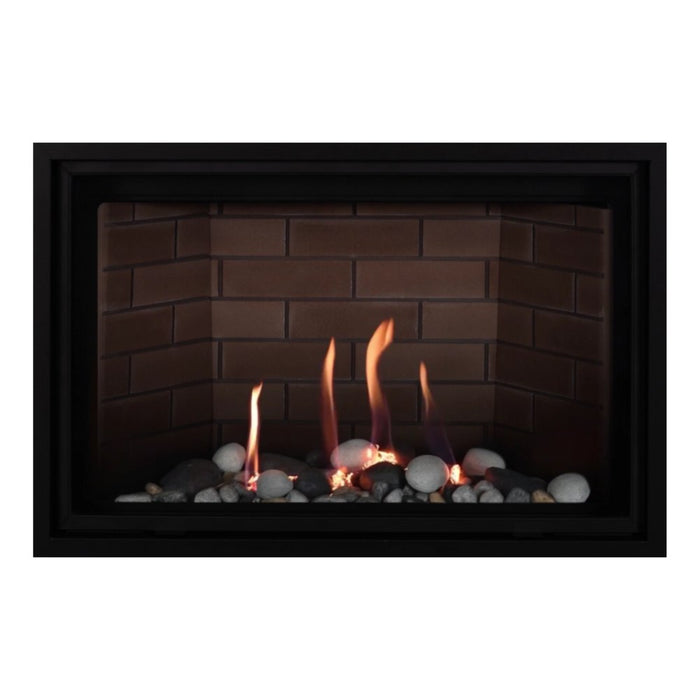 Montigo Delray Square DRSQ34 with Beach Scene Contemporary + Tan Brick Liner