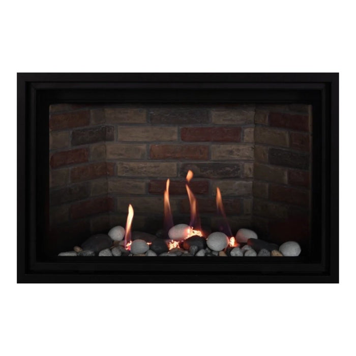 Montigo Delray Square DRSQ34 with Beach Scene Contemporary + Vintage Brick Liner