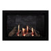 Montigo Delray Square DRSQ34 with Split Oak Log Set + Grey Ledgestone Liner