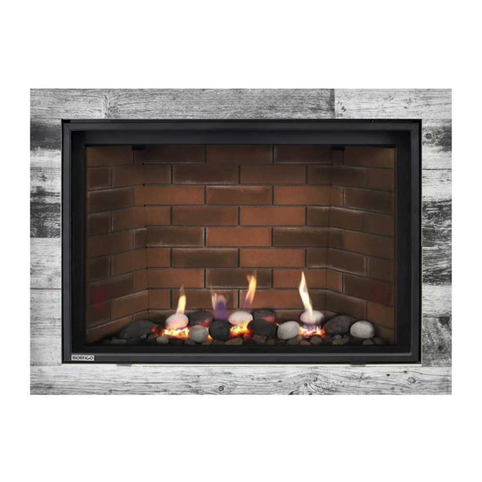Montigo Delray Square DRSQ38-2 with Beach Contemporary + Tan Brick Liner