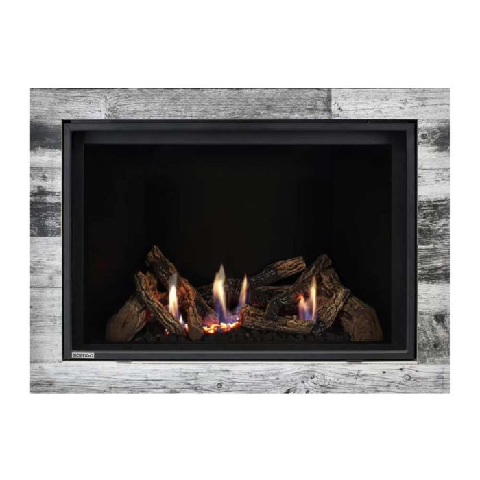 Montigo Delray Square DRSQ38-2 with Split Oak Log Set No Liner