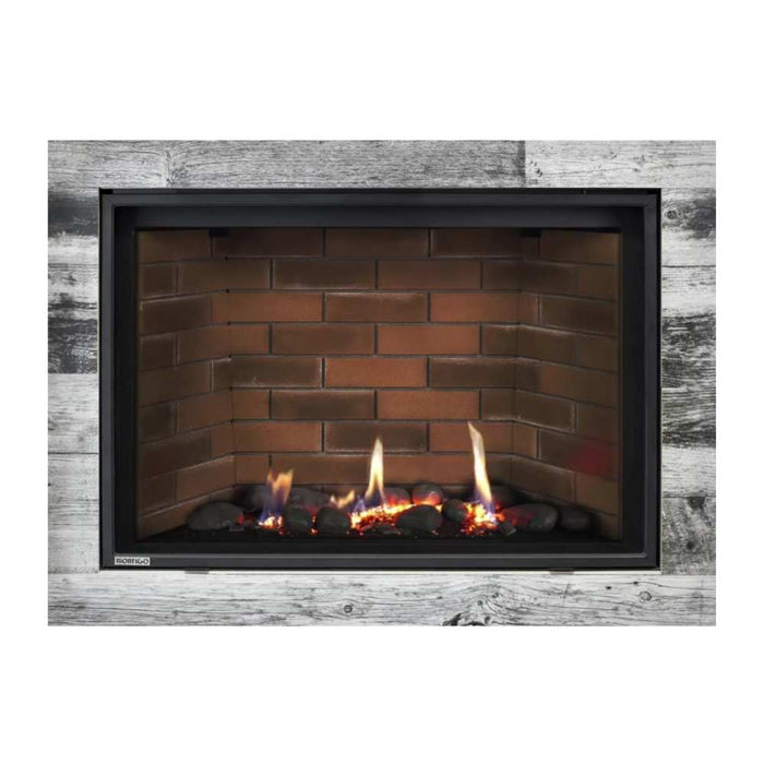 Montigo Delray Square DRSQ38-2 with Twilight Contemporary + Tan Brick Liner
