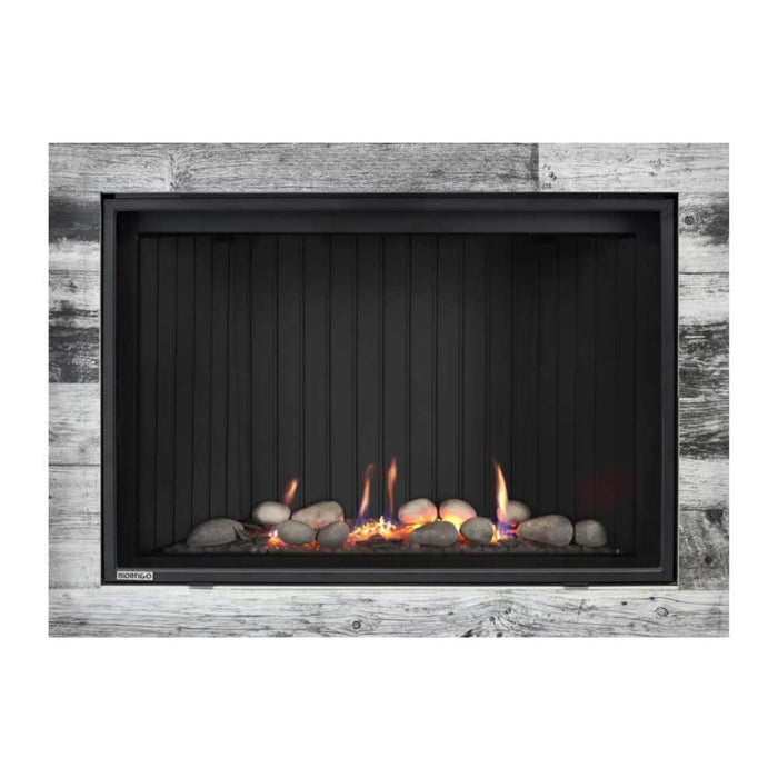 Montigo Delray Square DRSQ38-2 with Winter Contemporary + Ash Fluted Liner