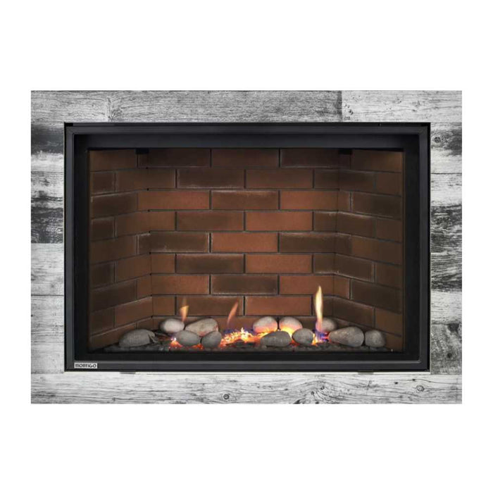 Montigo Delray Square DRSQ38-2 with Winter Contemporary + Tan Brick Liner