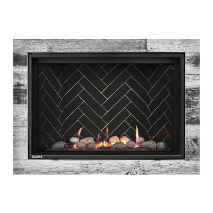 Montigo Delray Square DRSQ38 with Winter Contemporary + Grey Herringbone Liner