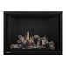 Montigo Delray Square DRSQ42-2 with Birch Log Set + Ash Fluted Liner