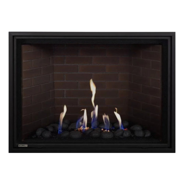 Montigo Delray Square DRSQ42-2 with Twilight Scene Contemporary + Red Brick Liner