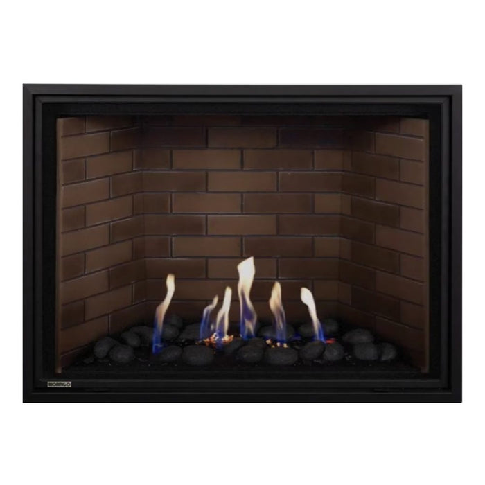 Montigo Delray Square DRSQ42-2 with Twilight Scene Contemporary + Tan Brick Liner