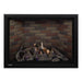 Montigo Delray Square DRSQ42 with Driftwood Log Set + Vintage Brown Brick Liner