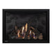 Montigo Delray Square DRSQ42 with Split Oak Log Set + Grey Ledgestone Liner