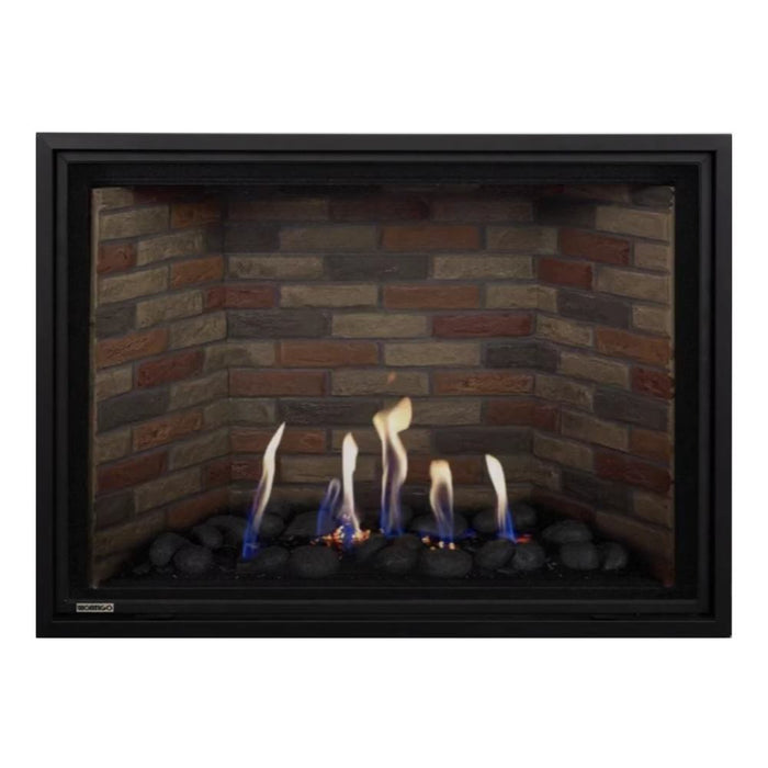 Montigo Delray Square DRSQ42 with Twilight Scene Contemporary + Vintage Brown Brick Liner