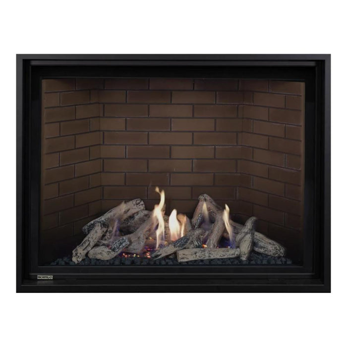 Montigo Delray Square DRSQ46-2 with Driftwood Log Set + Tan Brick Liner