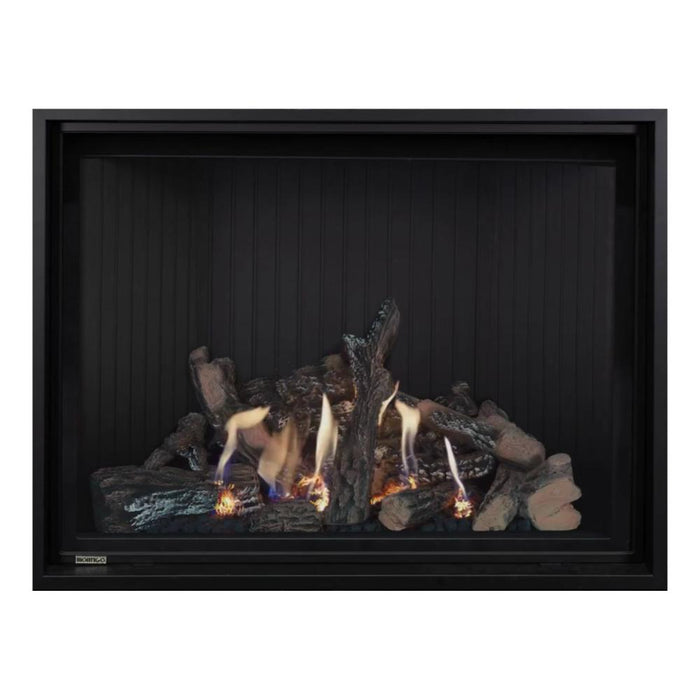 Montigo Delray Square DRSQ46-2 with Split Oak Log Set + Ash Fluted Liner