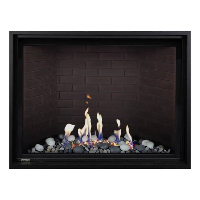 Montigo Delray Square DRSQ46 with Beach Scene Contemporary + Red Brick Liner
