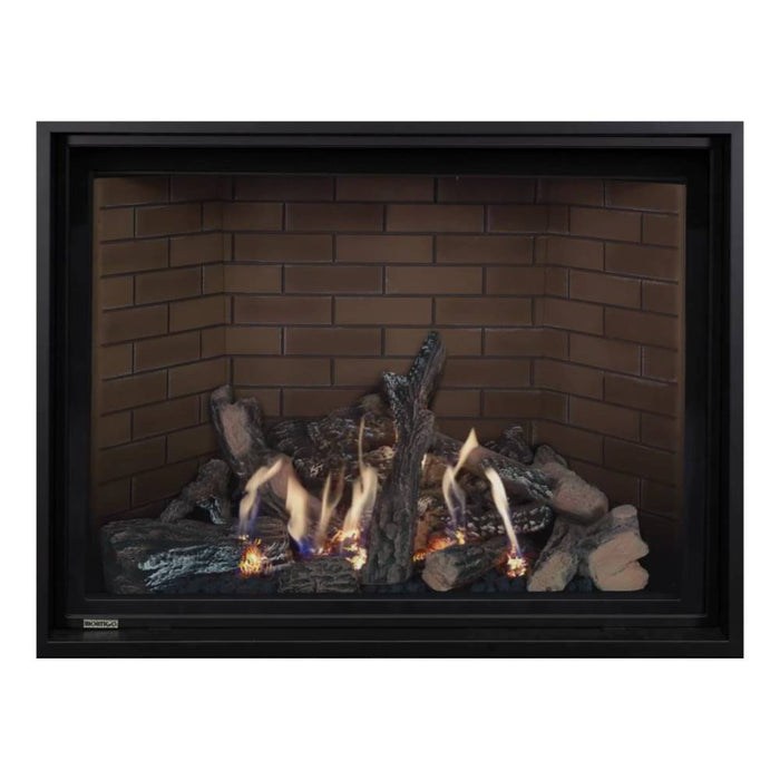 Montigo Delray Square DRSQ46 with Split Oak Log Set + Tan Brick Liner
