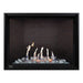 Montigo Delray Square DRSQ46 with Winter Scene Complementary Log Set + Red Brick Liner

