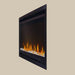 Napoleon Alluravision 50 Built-In Wall Mount Linear Electric Fireplace NEFL50CHD-1 recessed in-wall side view
