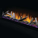 Napoleon Alluravision Slimline 42 Built-In or Wall Mount Linear Electric Fireplace Detail Logset Embers Top