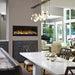 Napoleon Alluravision Slimline 42 Built-In or Wall Mount Linear Electric Fireplace on the Guess Roon at the Lake View