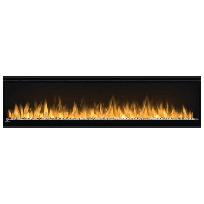 Napoleon Alluravision Slimline 60 Built-In or Wall Mount Linear Electric Fireplace Slim Prod Str Cube Amber Flame