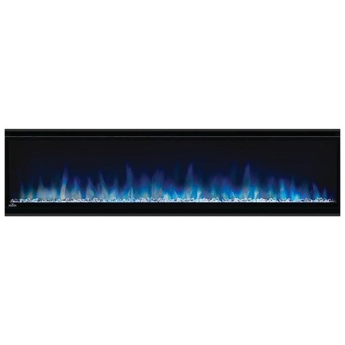 Napoleon Alluravision Slimline 60 Built-In or Wall Mount Linear Electric Fireplace Slim Prod Str Cube Blue Flame