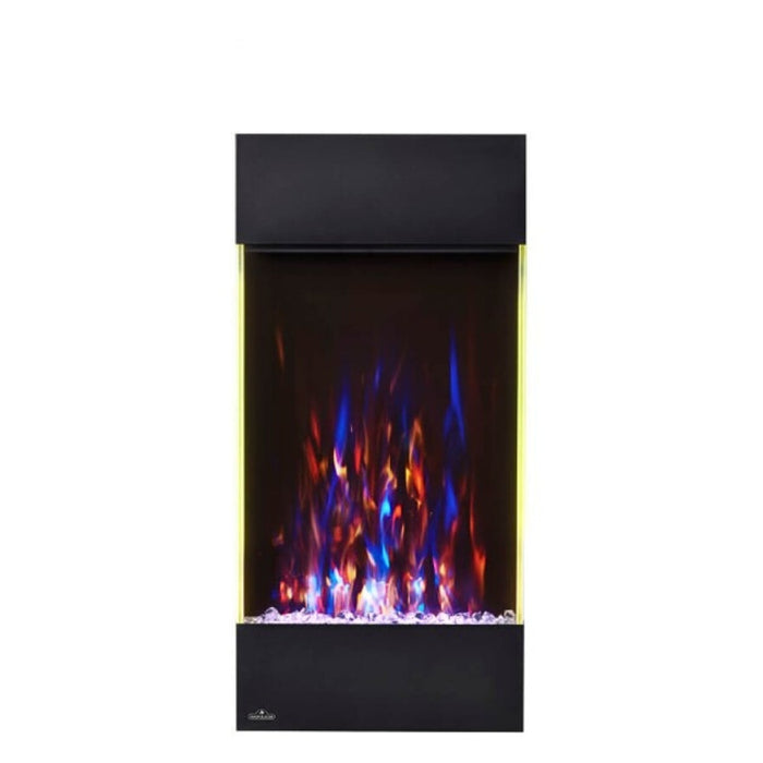 Napoleon Allure Vertical 32" Wall Mount Electric Fireplace Glass EmberBed P Accent Y Flame Multi