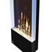 Napoleon Allure Vertical 38 Wall Mount Electric Fireplace Close-up with Amber Embers
