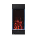 Napoleon Allure Vertical 38 Wall Mount Electric Fireplace with Red Flame