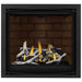 Napoleon Altitude X 36 Direct Vent Fireplace with Newport, Black Zen Front and Birch Logs Set