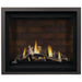Napoleon Altitude X 42 Direct Vent Fireplace with Newport, Finish Trim - Copper and Split Oak Logs Set