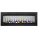 Napoleon CLEARion Elite 50 See-Thru Electric Fireplace Slim Cube Log Set Blue Flame