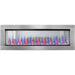 Napoleon CLEARion Elite 60 See-Thru Electric Fireplace Log-set Multi Flame Glass Stainless Steel Trim