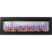 Napoleon CLEARion Elite 60 See-Thru Electric Fireplace Log-set Multi Flame Multi-Glass Semi-Trim