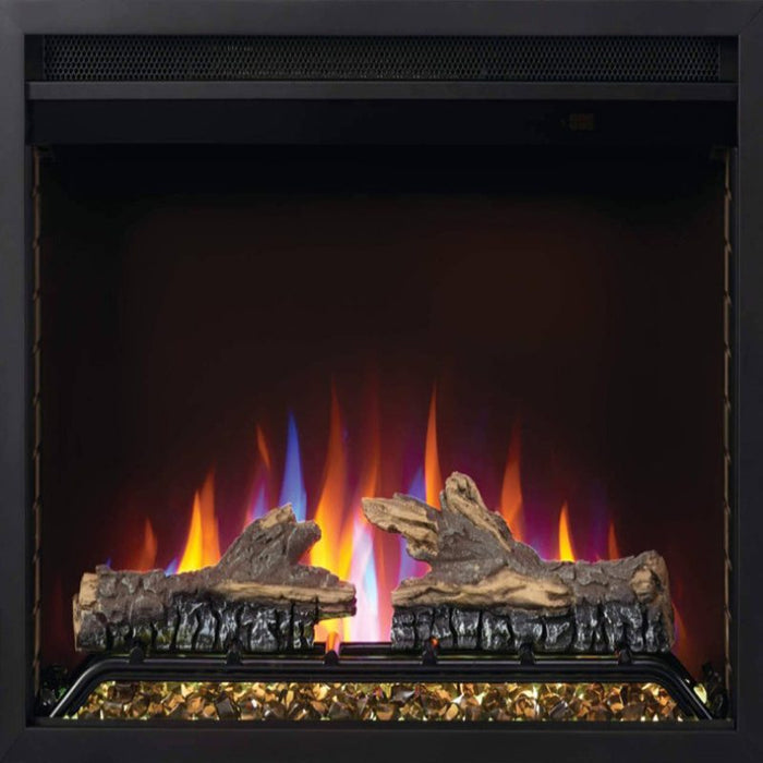 Napoleon Cineview 26 Built-In or Insert Electric Fireplace Logset Multi Flame Amber Embers