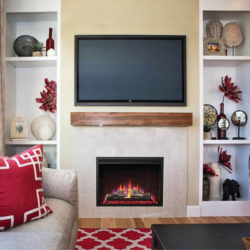 Napoleon Cineview 30 Built-In or Insert Electric Fireplace Livingroom Lifestyle MultiFlame Red Ember