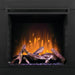 Napoleon Element 42 Built-In Electric Fireplace Straight Flames Trim Accent-Light Red Blue
